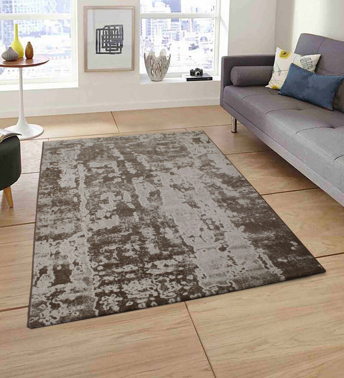 Polyester Shrink Yarn Modern - Golden Floor Furnishing - 01 (2)